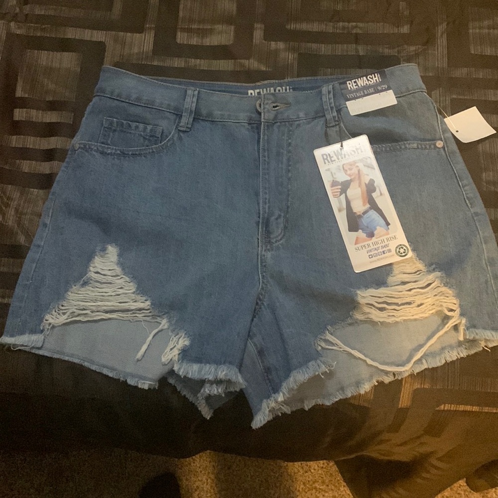 (Brand New) Super High Rise Jean Shorts